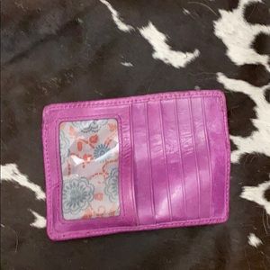 Hobo leather card wallet